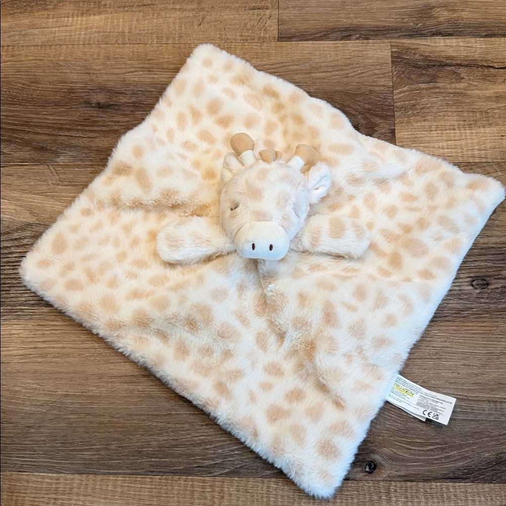 Kelly Baby Lovey Rattle Security Blanket Giraffe Plush Toy Animal Soft